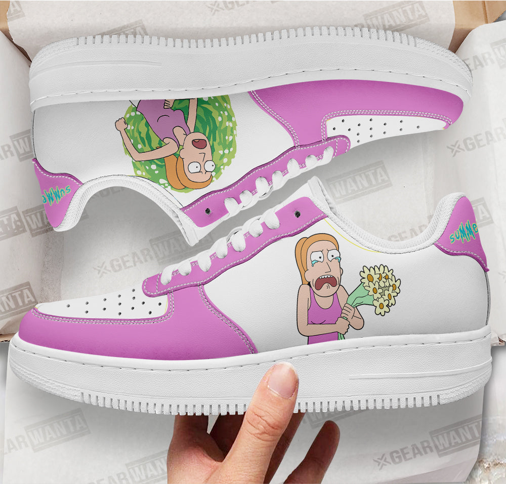 Summer Smith Rick and Morty Custom Air Sneakers