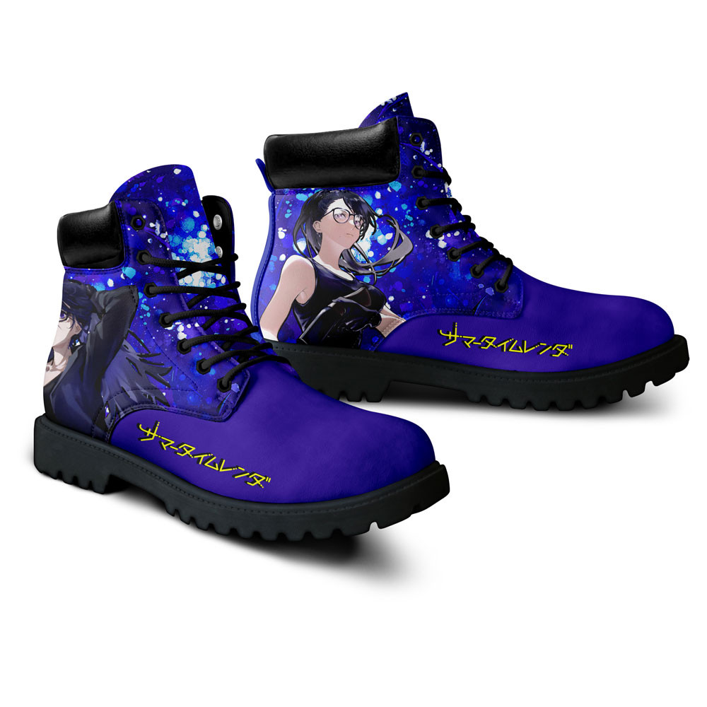Summertime Render Hizuru Minakata Boots Anime Custom Shoes