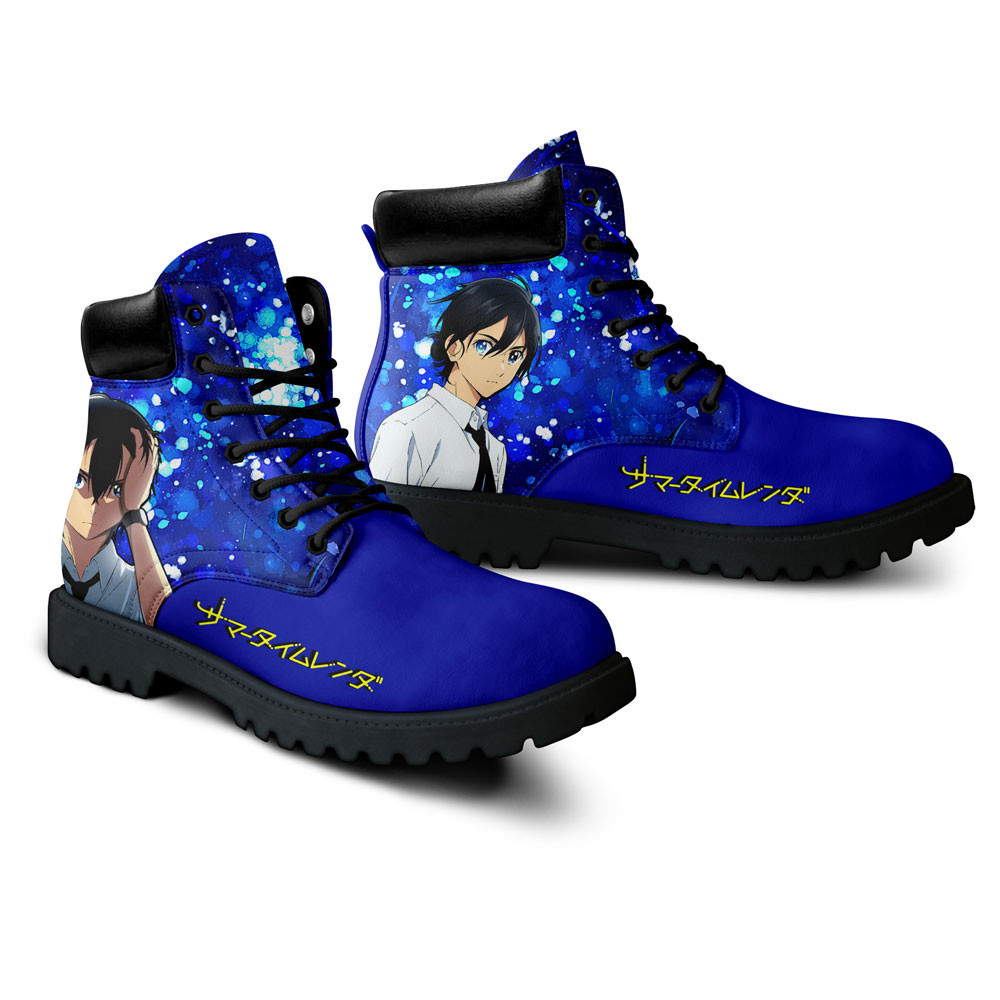 Summertime Render Shinpei Ajiro Boots Anime Custom Shoes