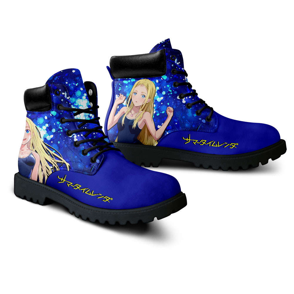 Summertime Render Ushio Kofune Boots Anime Custom Shoes