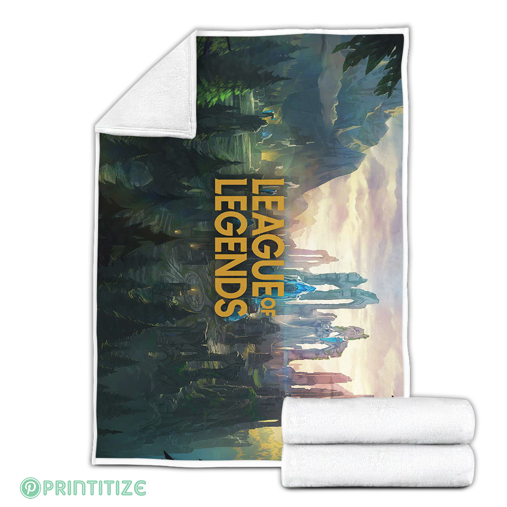 Summoners Rift Fleece Blanket