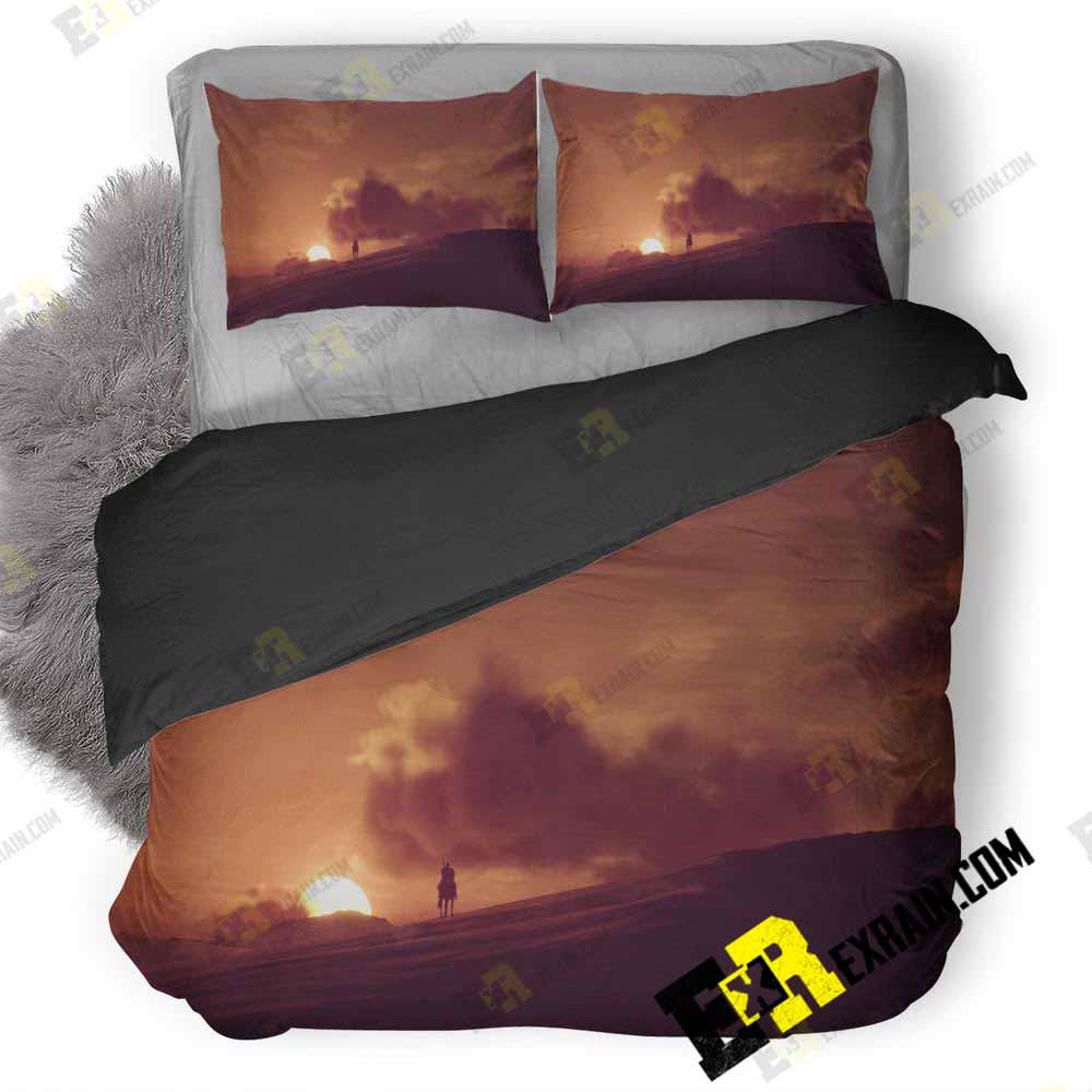 Sun Assassins Creed Origins Q0 3D Customized Duvet Cover Bedding Set