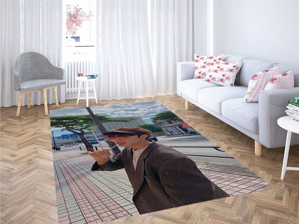 Sunwoo Wallpaper Living Room Modern Carpet Rectangle Rug