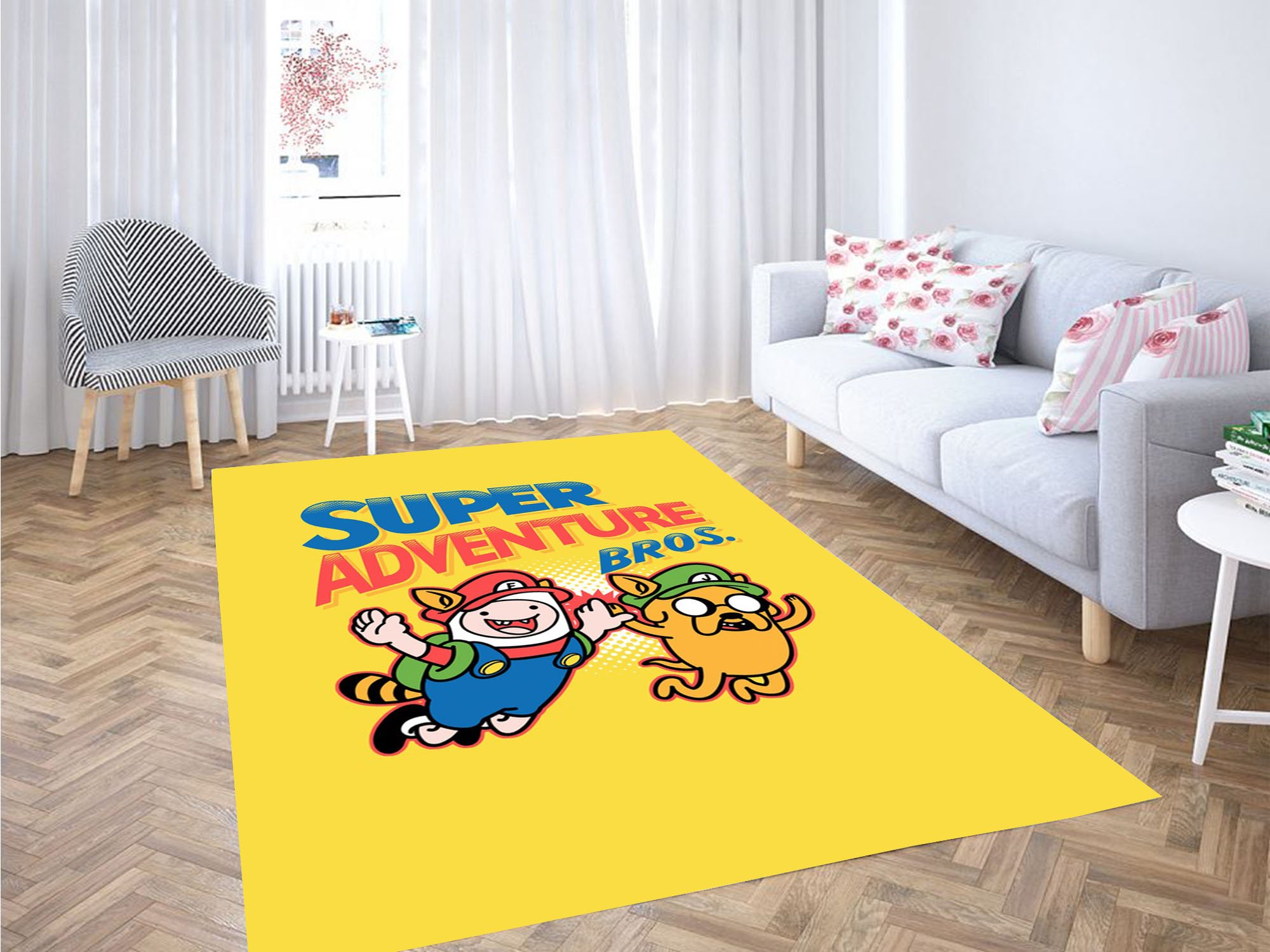 Super Adventure Bross Carpet Rectangle Rug