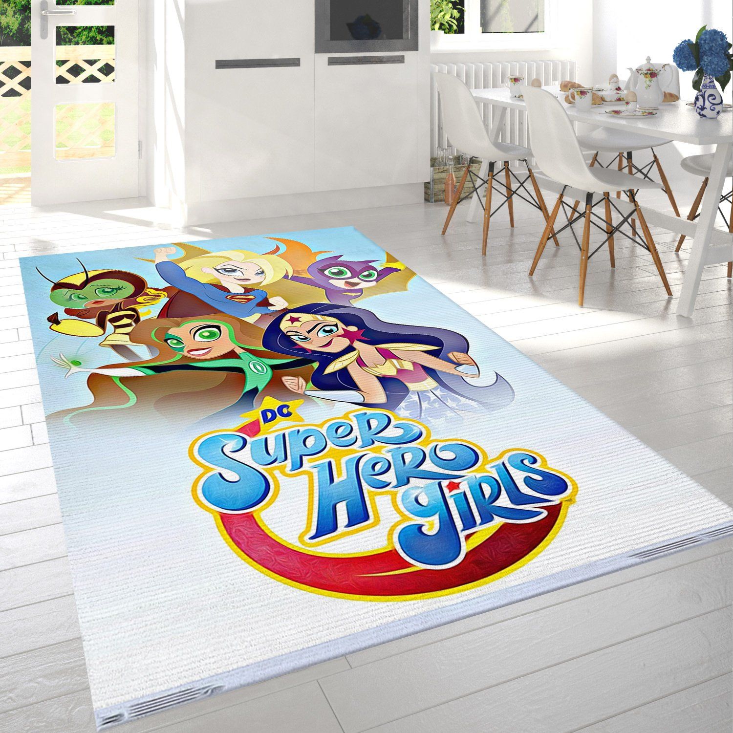 Super Hero Girls Rectangle Rug – Custom Size And Printing