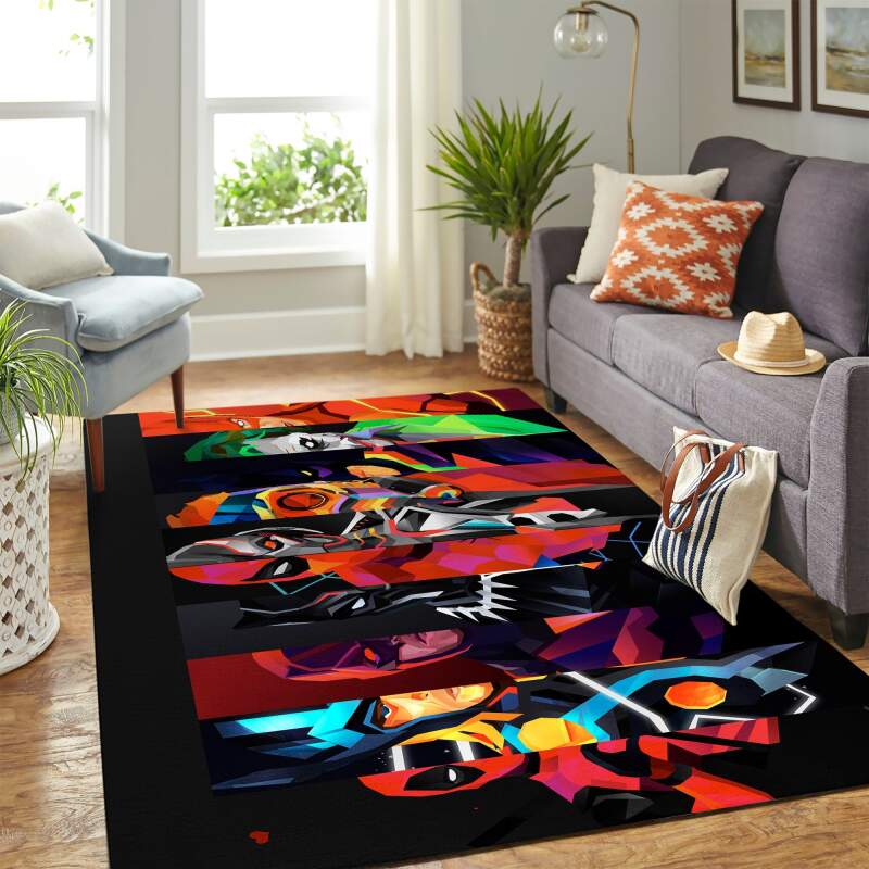 Super Heroes Carpet Floor Area Rectangle Rug