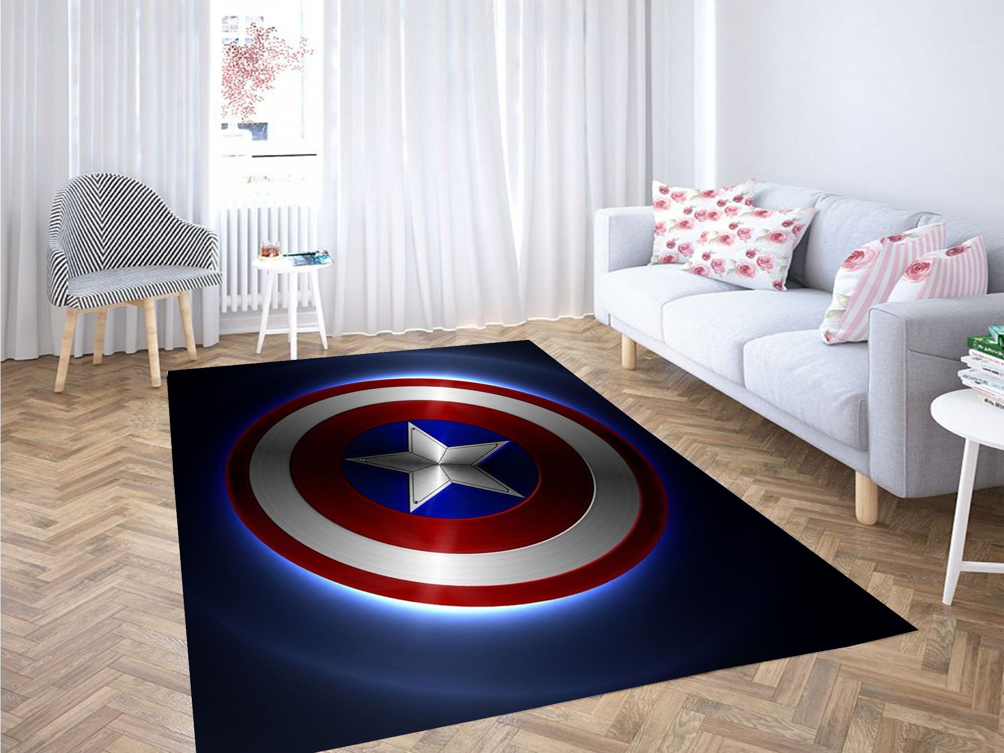 Super Heroes Wallpapers Carpet Rectangle Rug
