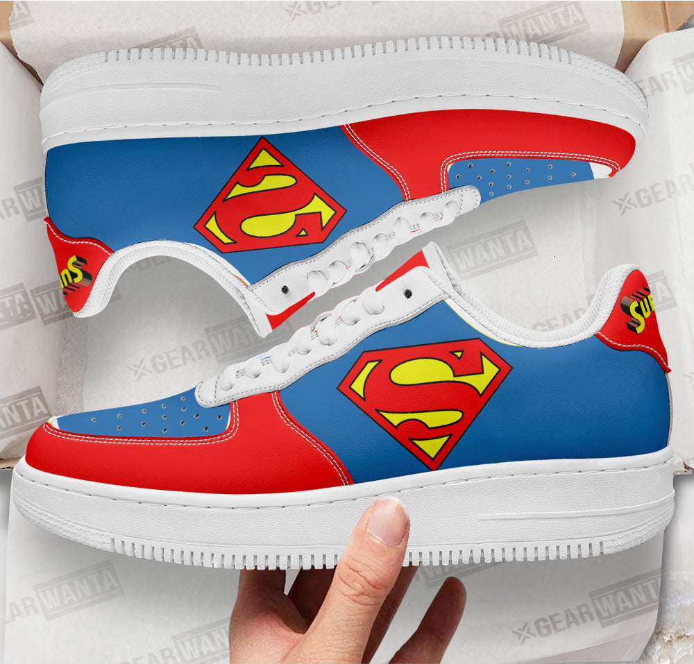 Super Man Super Hero Custom Air Sneakers