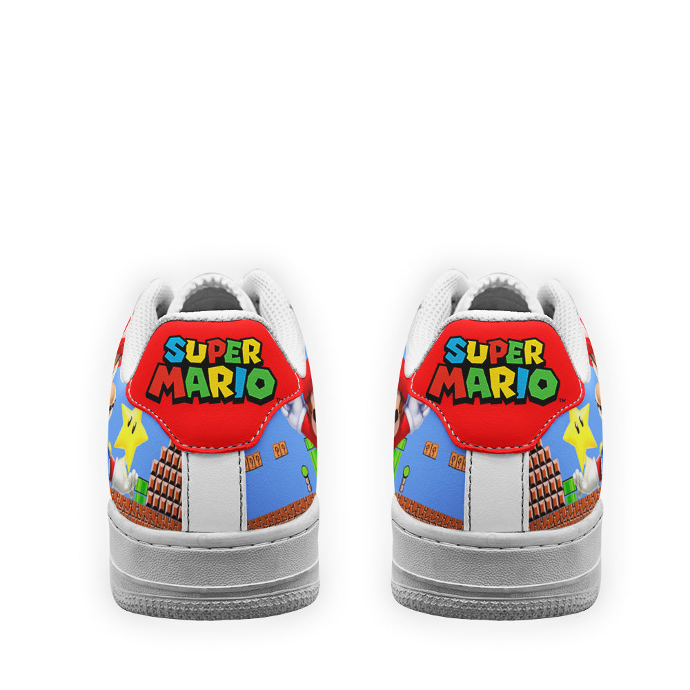 Super Mario Air Sneakers Custom For Gamer Shoes