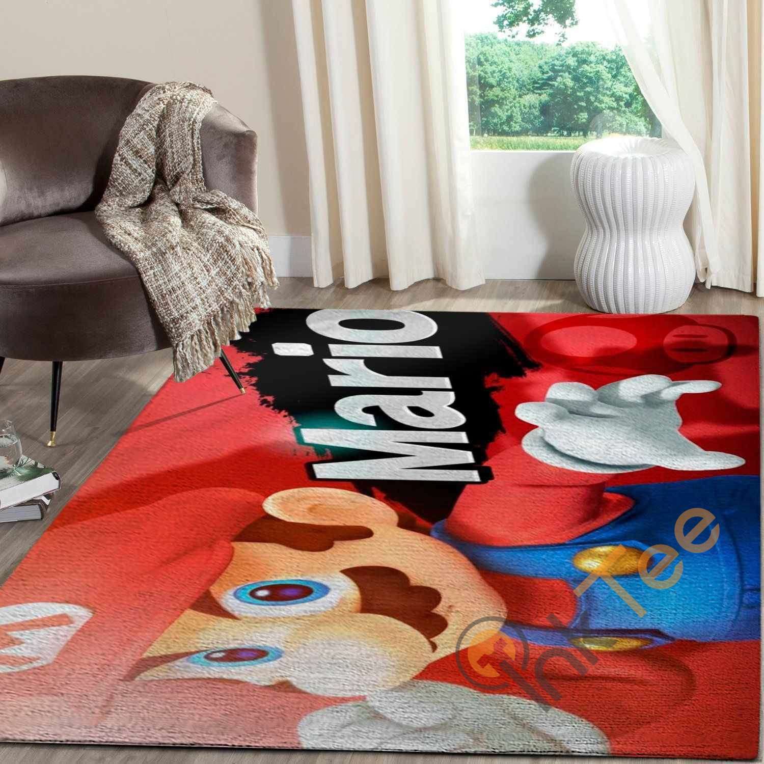 Super Mario Area Rectangle Rug