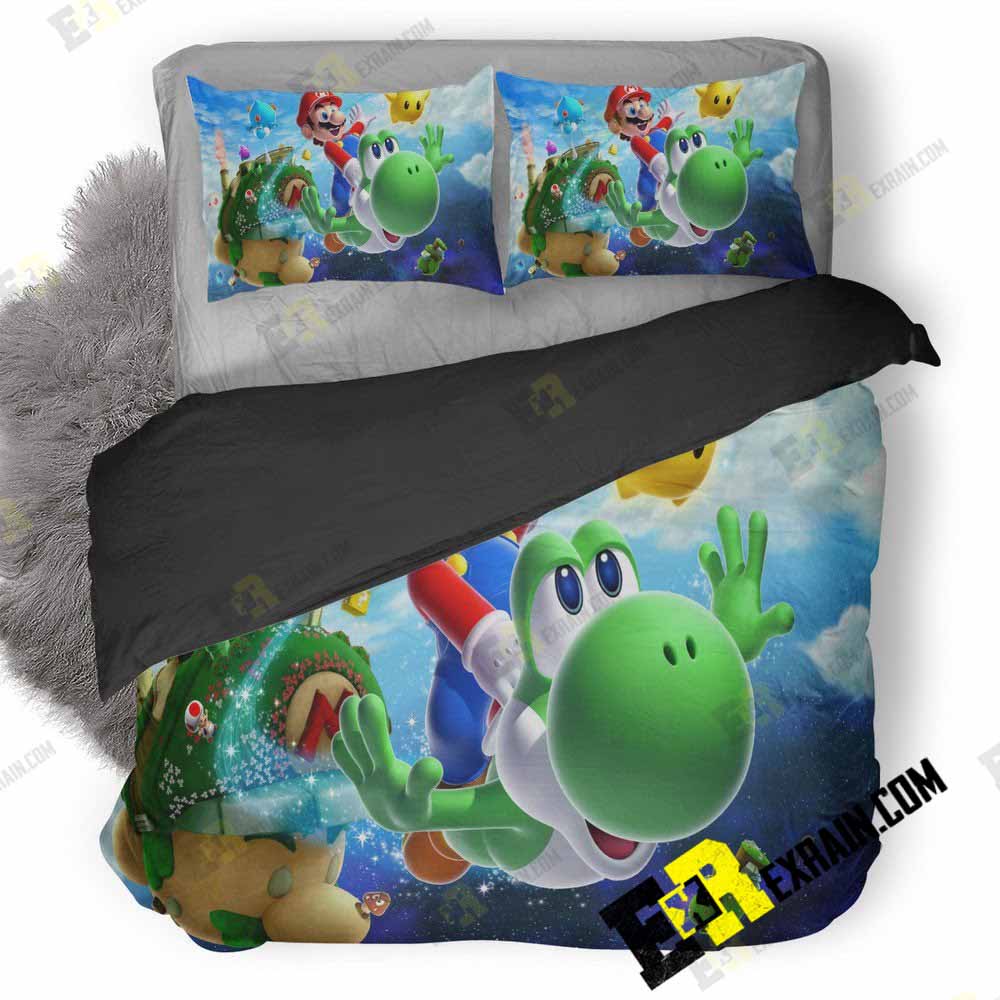Super Mario Galaxy 8A 3D Customized Duvet Cover Bedding Set