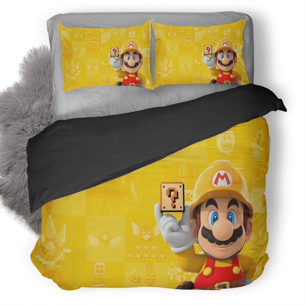Super Mario Odyssey 12 3D Customized Duvet Cover Bedding Set