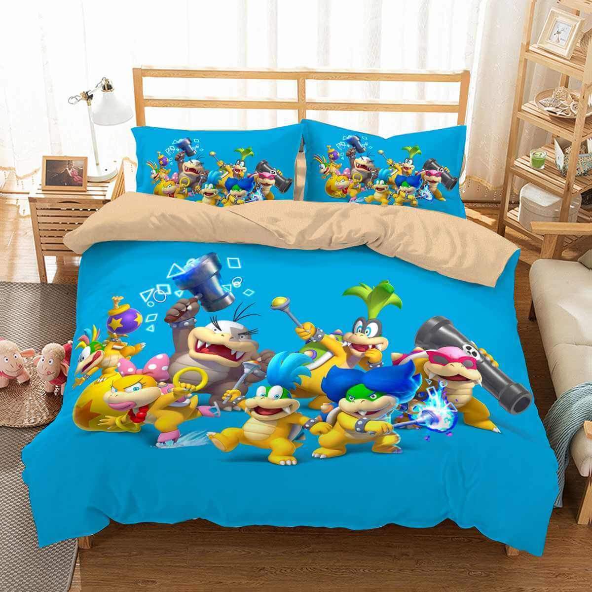 Super Mario Odyssey 3D Customized Duvet Cover Bedding Set
