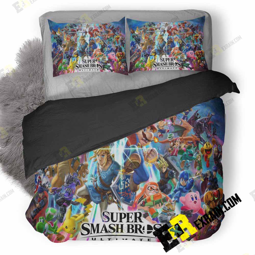 Super Smash Bros Ultimate Wl 3D Customized Duvet Cover Bedding Set