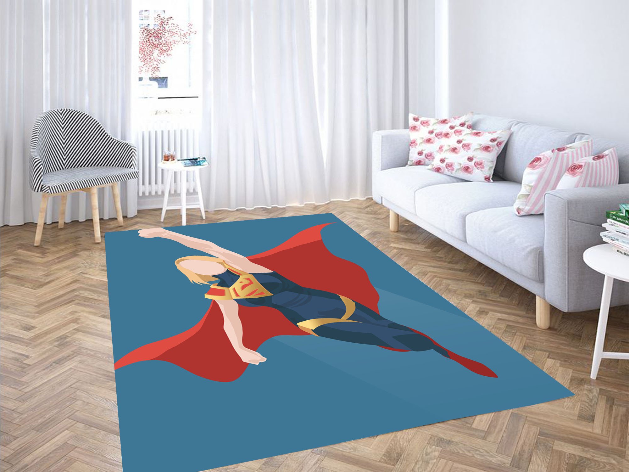 Supergirl Dc Comics Carpet Rectangle Rug