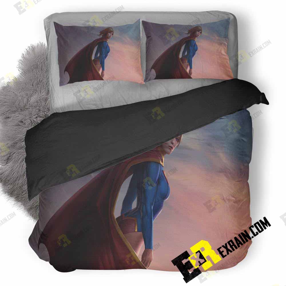 Supergirl Infinite Crisis Iu 3D Customized Duvet Cover Bedding Set