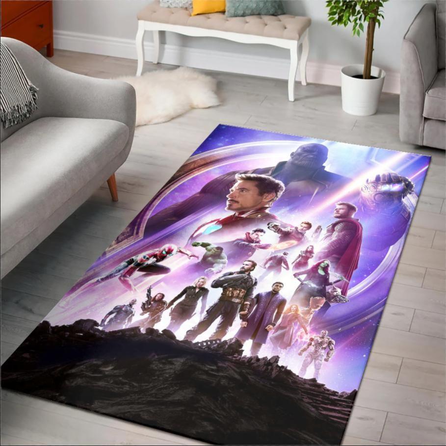 Superhero Avengers Infinity War Rectangle Rug – Custom Size And Printing