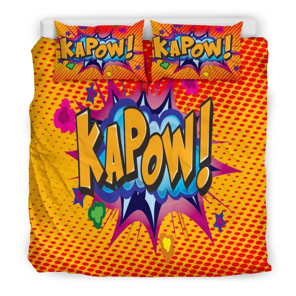 Superhero Kapow Duvet Cover Bedding Set