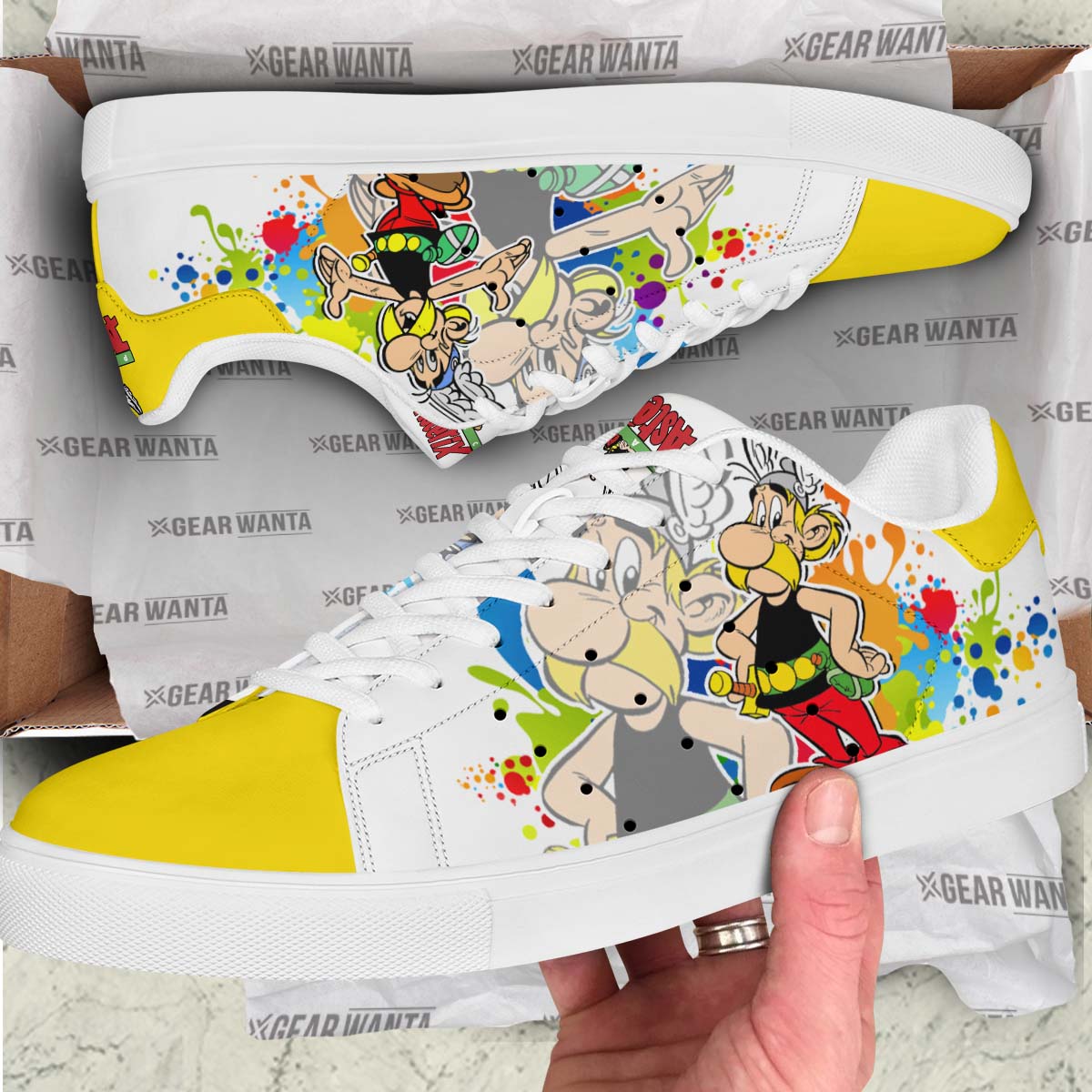 Superheroes Arterix Custom Skate Shoes For Fans