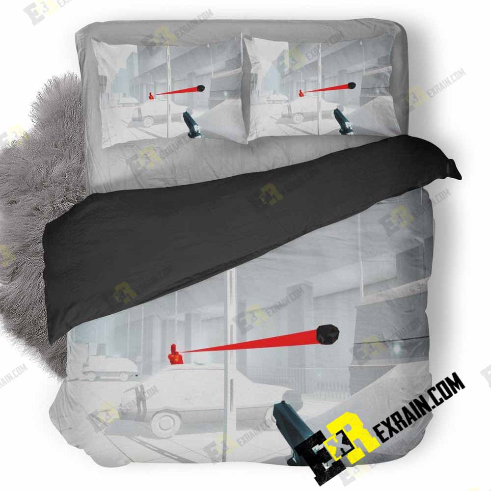 Superhot Video Game 3D Customized Duvet Cover Bedding Set