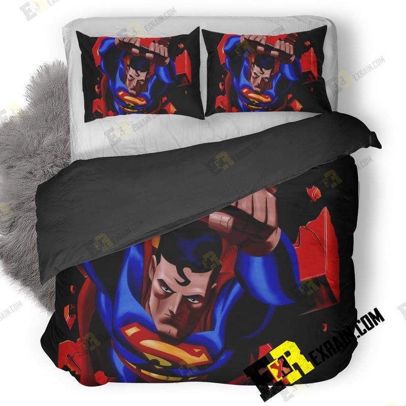 Superman Doomsday Movie Vh 3D Customized Duvet Cover Bedding Set