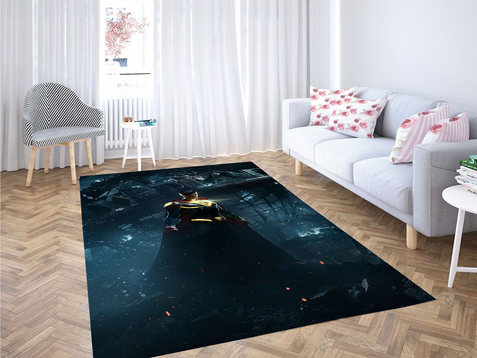 Superman Glowing Carpet Rectangle Rug