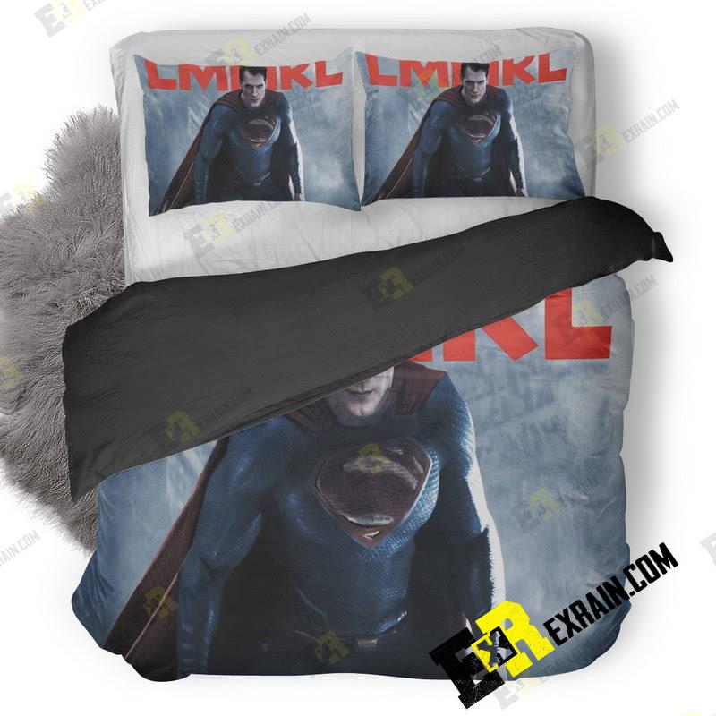 Superman Justice League Empire Magazine 3D Customized Duvet Cover Bedding Set
