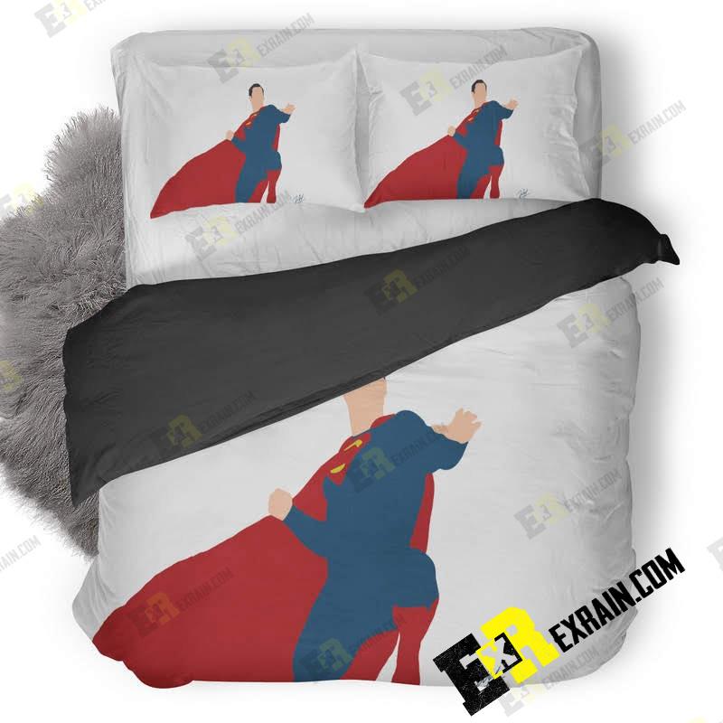 Superman Justice League Minimalism J6 3D Customized Duvet Cover Bedding Set