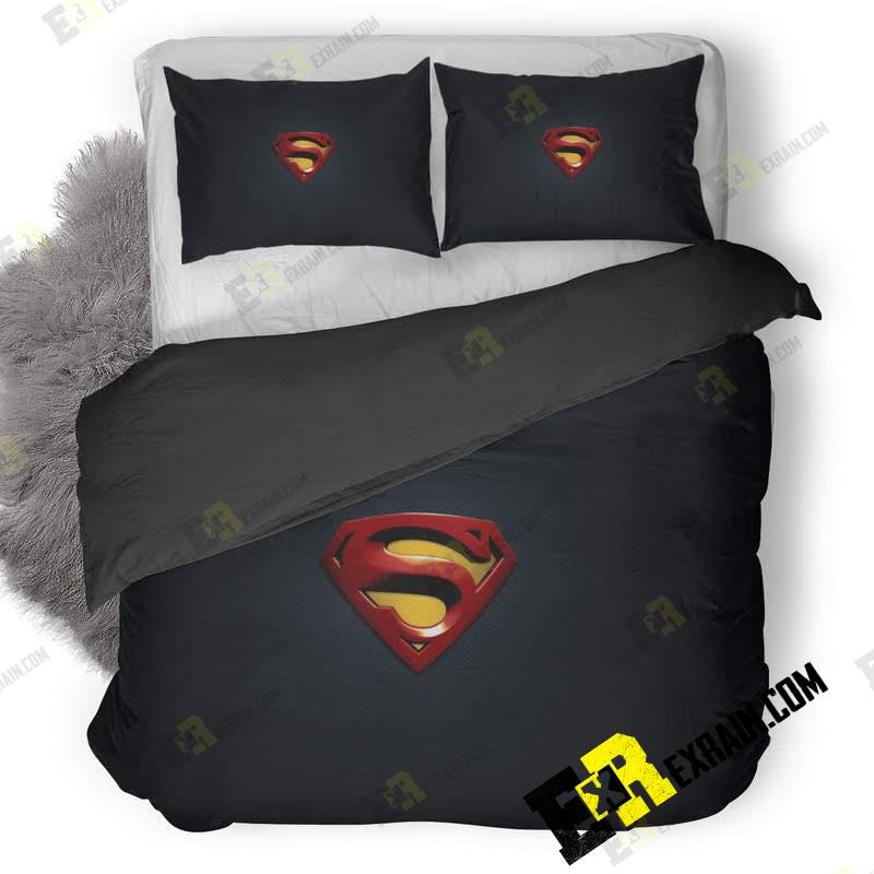 Superman Returns Logo Z5 3D Customized Duvet Cover Bedding Set