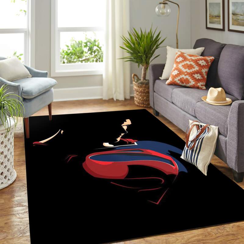 Superman Sad Carpet Rectangle Rug