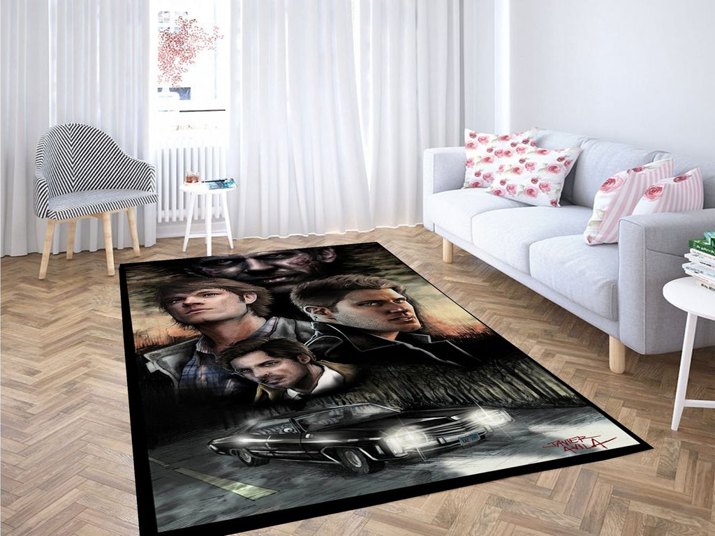 Supernatural Art Living Room Modern Carpet Rectangle Rug