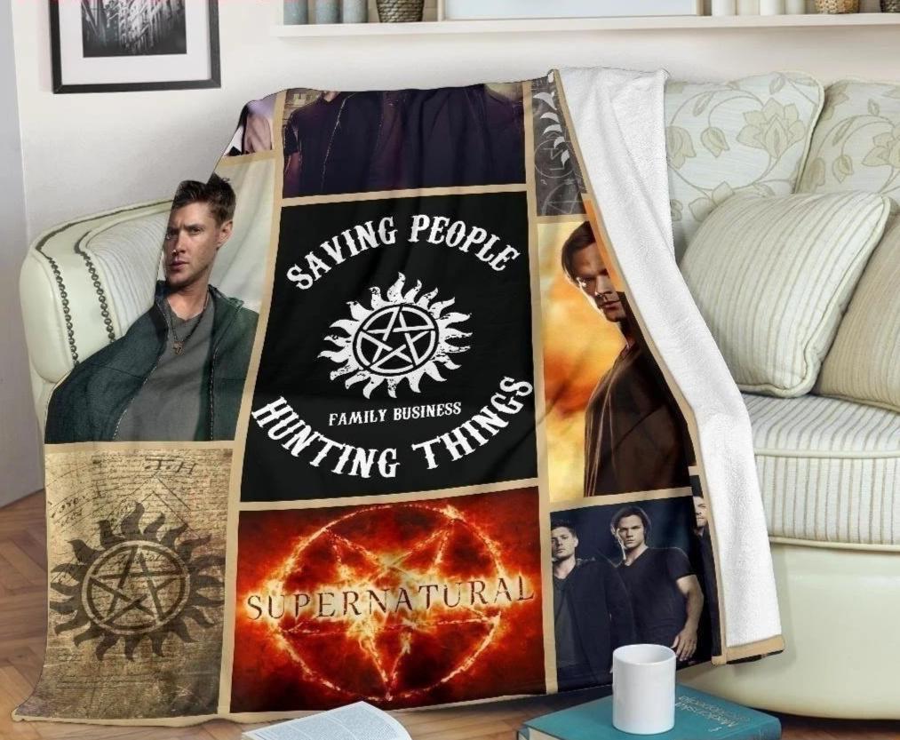 Supernatural Sherpa Blanket Cozy Blanket Fleece Blanket