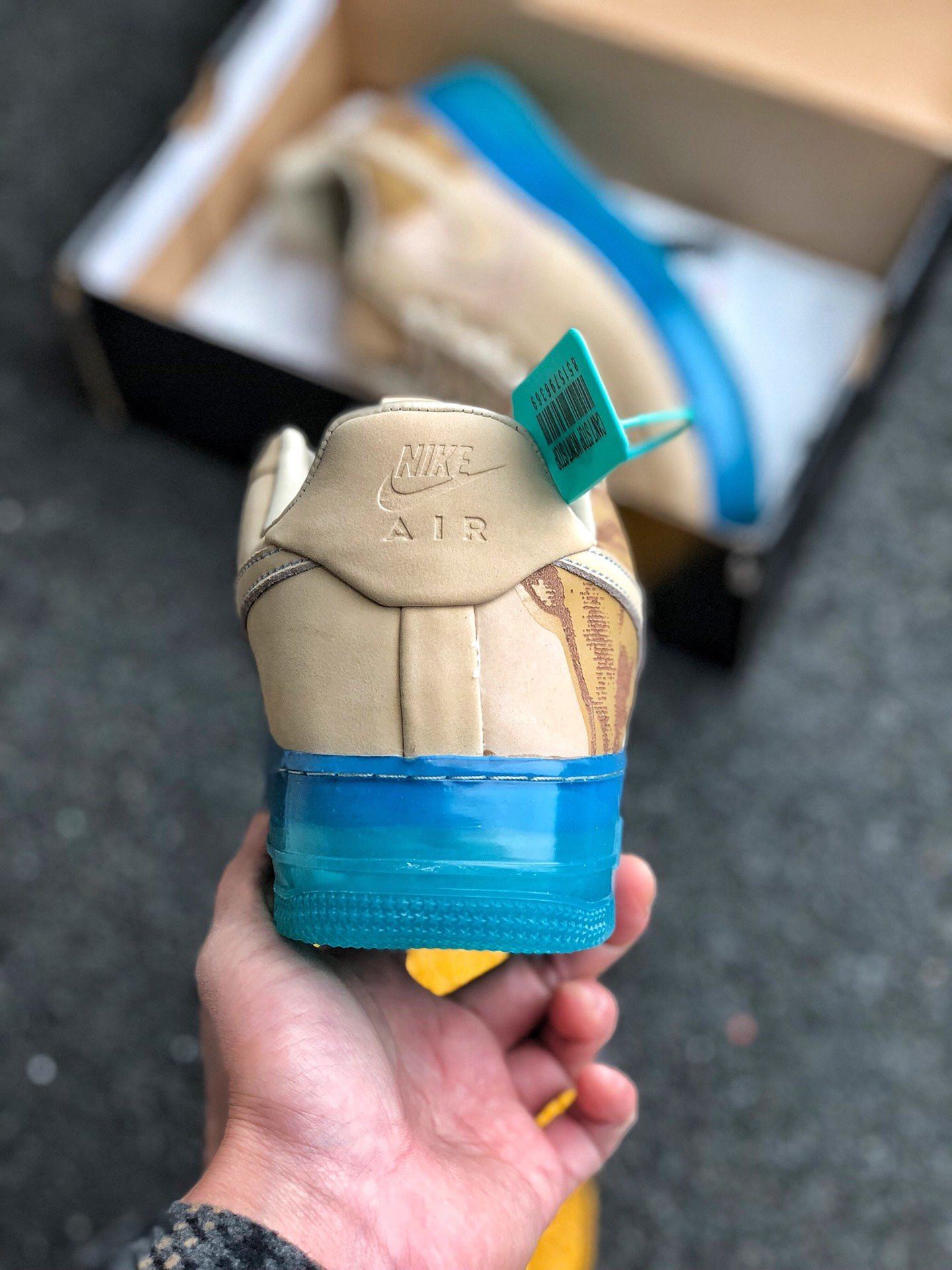 Supreme x Nike Air Force 1 Low ’07 Kobe Linen University Blue For Sale