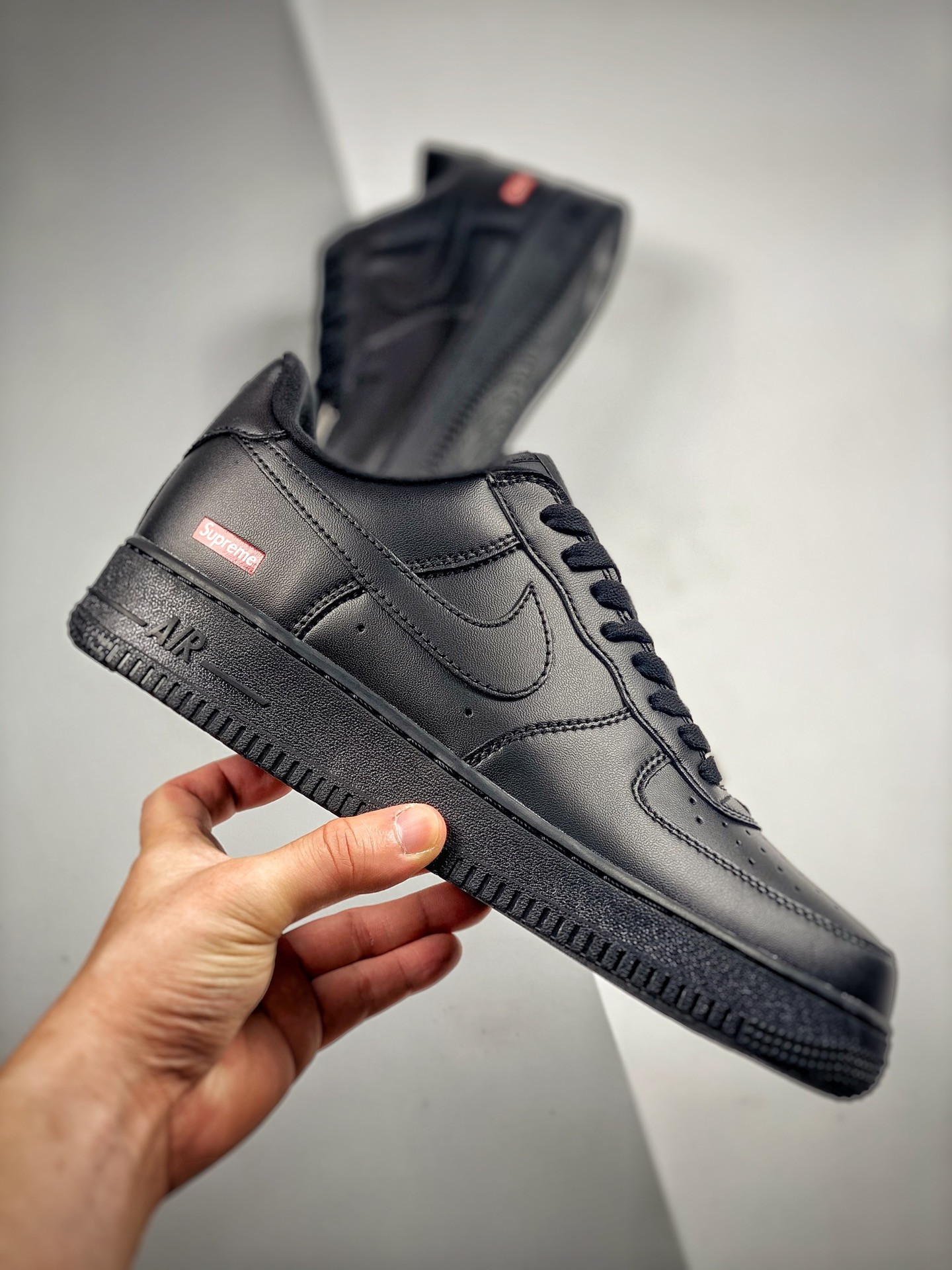 Supreme x Nike Air Force 1 Low Black For Sale