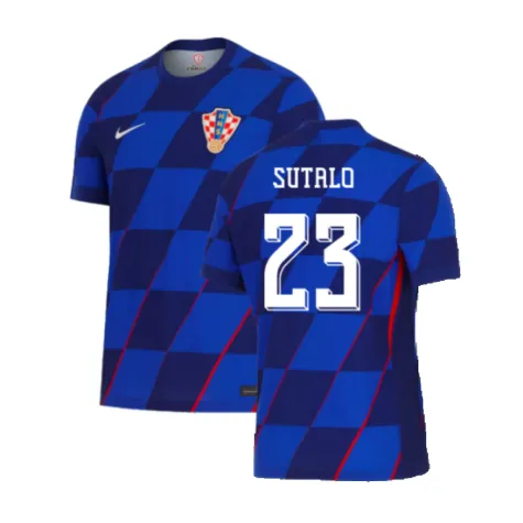 Sutalo Men's Croatia 2024 Stadium10624 Away Soccer Jersey