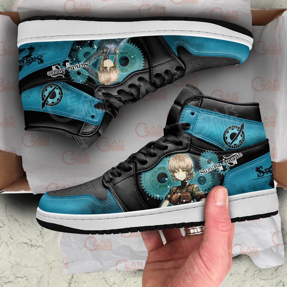 Suzuha Amane JD1s Sneakers Steins Gate Anime Shoes, Air Jordan Hightop