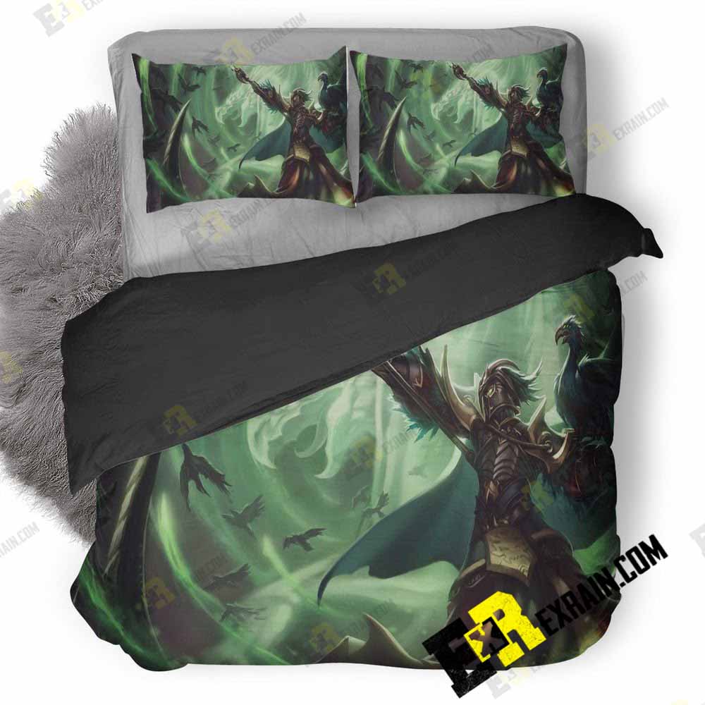 Swain League Of Legends 3D Customized Duvet Cover Bedding Set