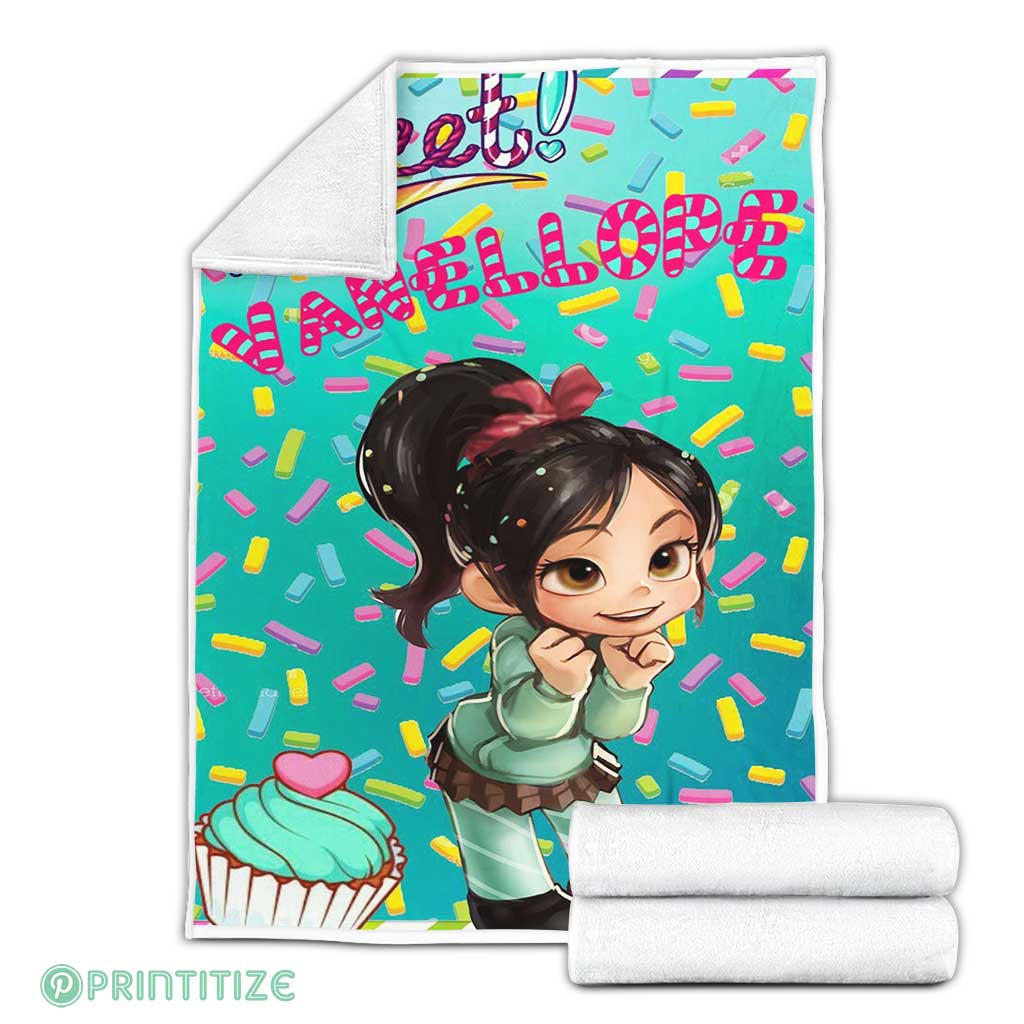 Sweet Vanellope Fleece Blanket