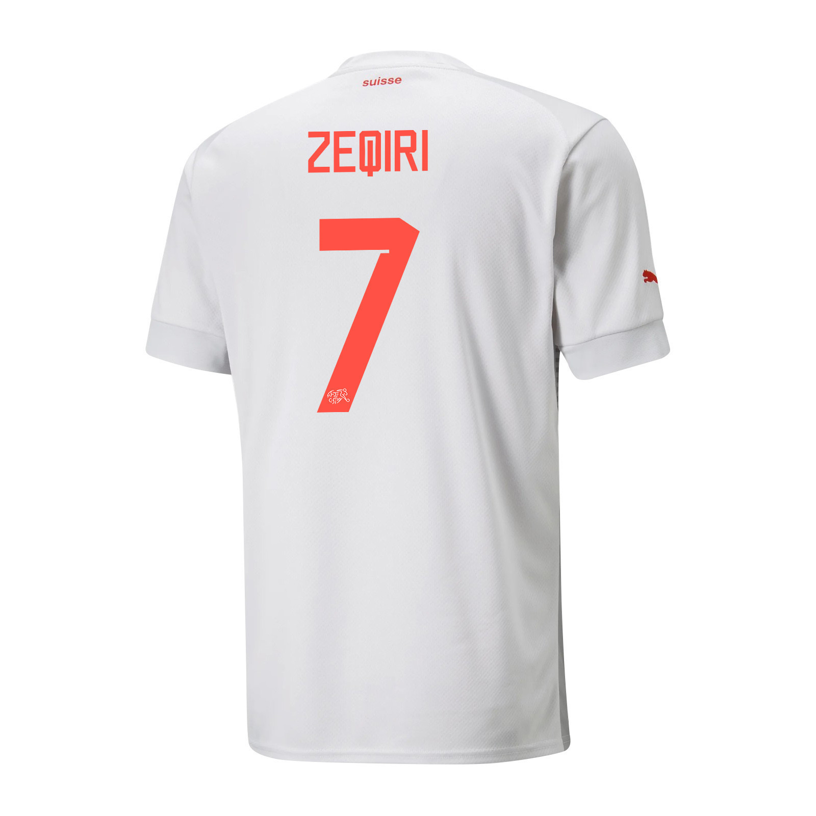 Switzerland National Team 2022-23 Qatar World Cup Away Men Soccer Jersey – Andi Zeqiri 7