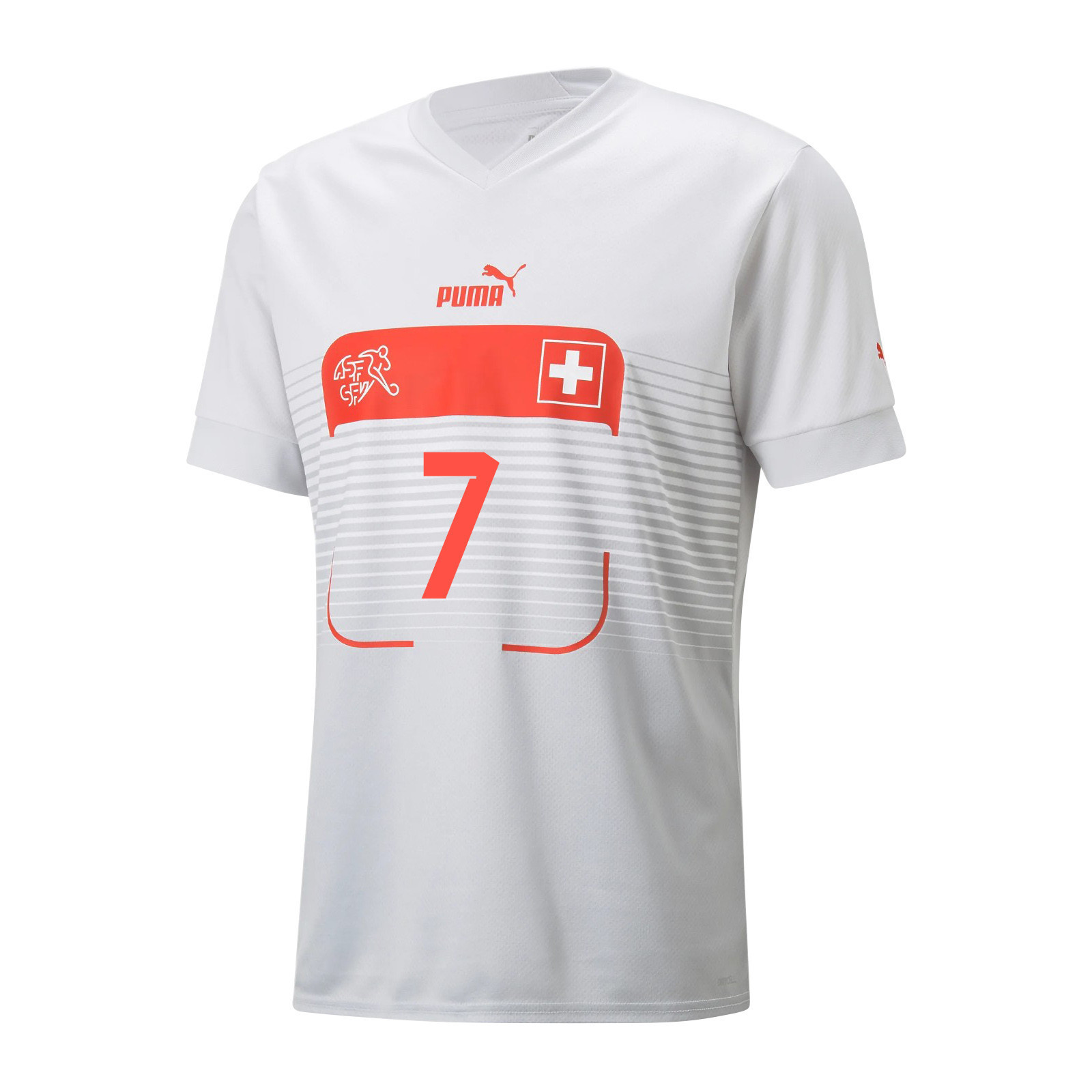 Switzerland National Team 2022-23 Qatar World Cup Away Men Soccer Jersey – Andi Zeqiri 7