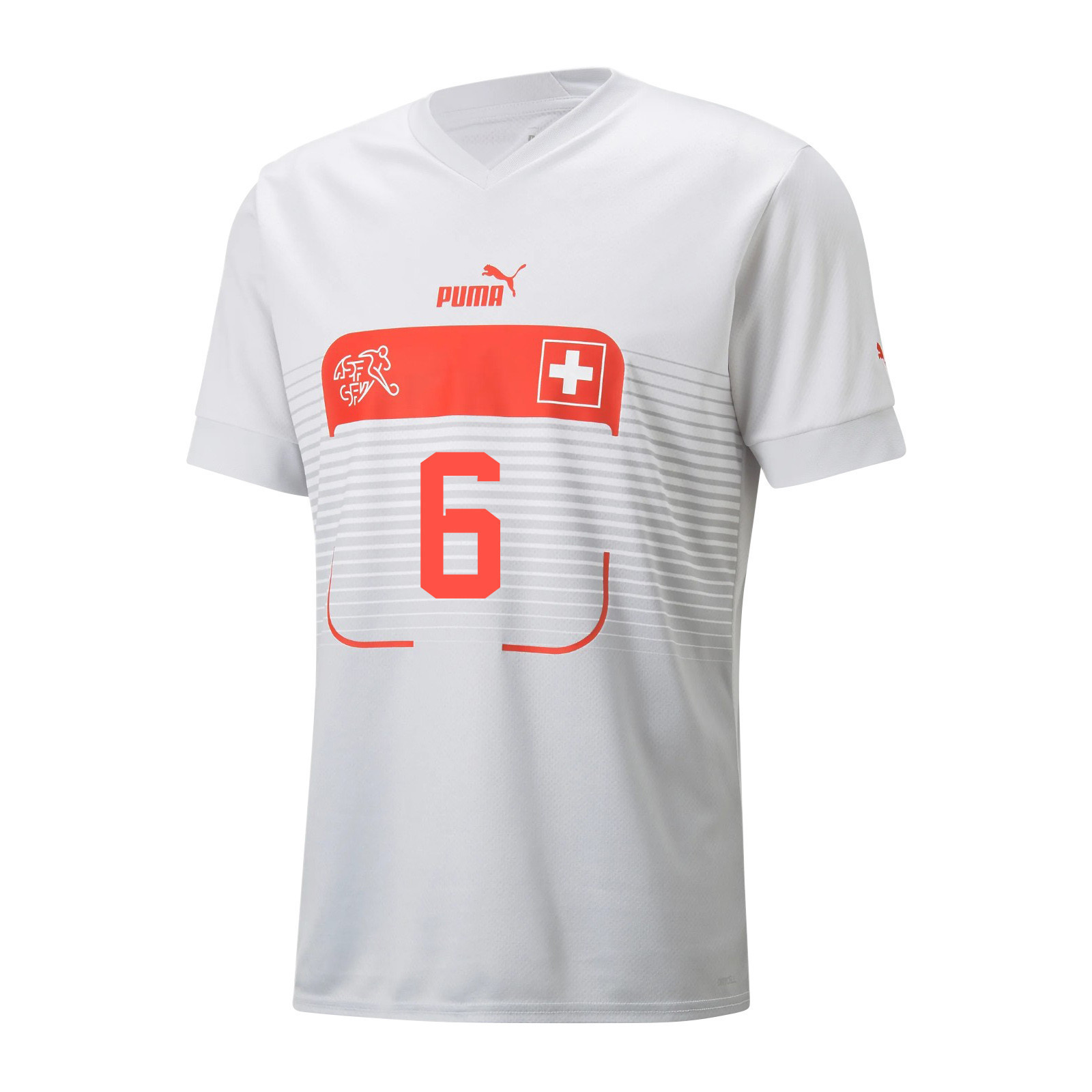 Switzerland National Team 2022-23 Qatar World Cup Away Men Soccer Jersey – Denis Zakaria 6