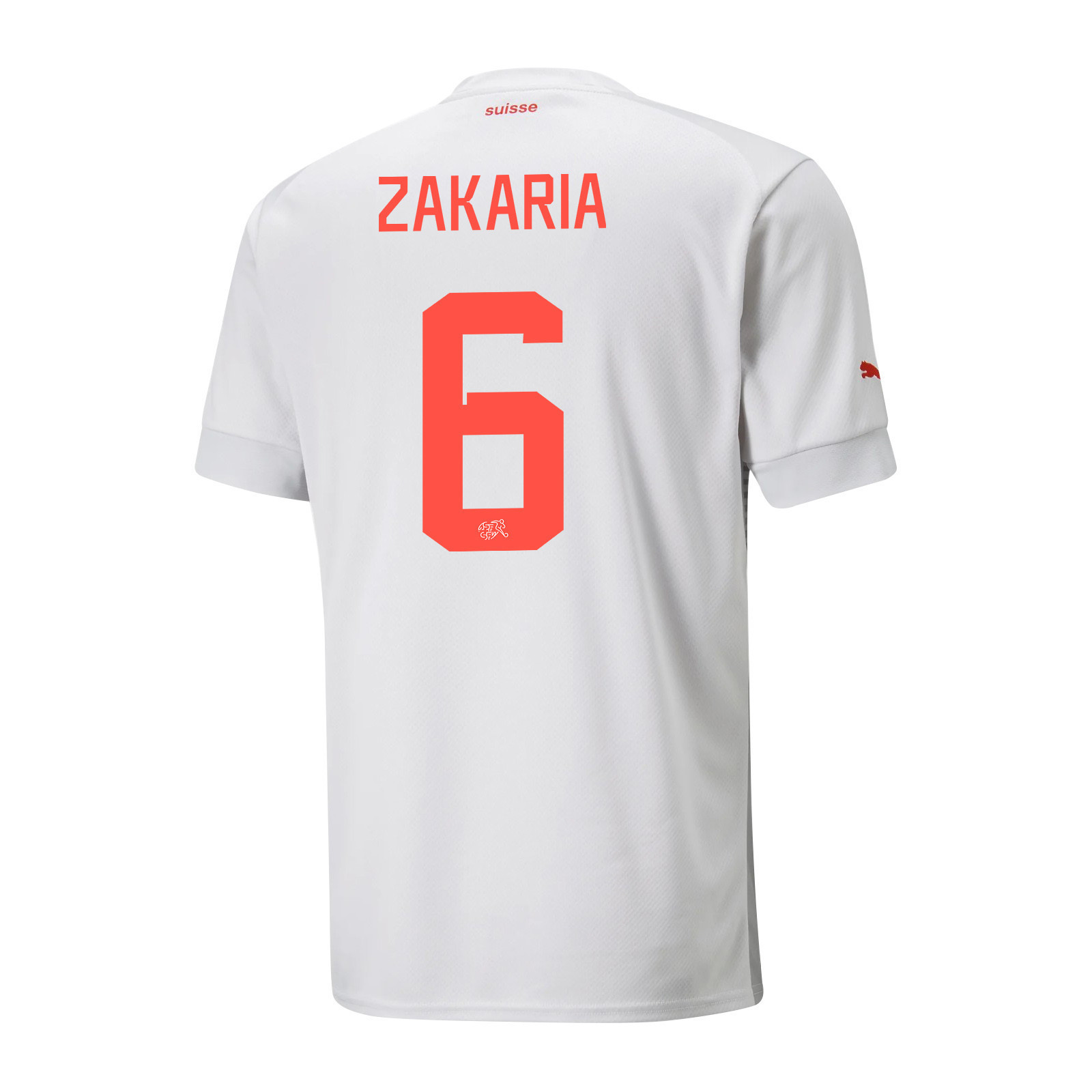 Switzerland National Team 2022-23 Qatar World Cup Away Men Soccer Jersey – Denis Zakaria 6