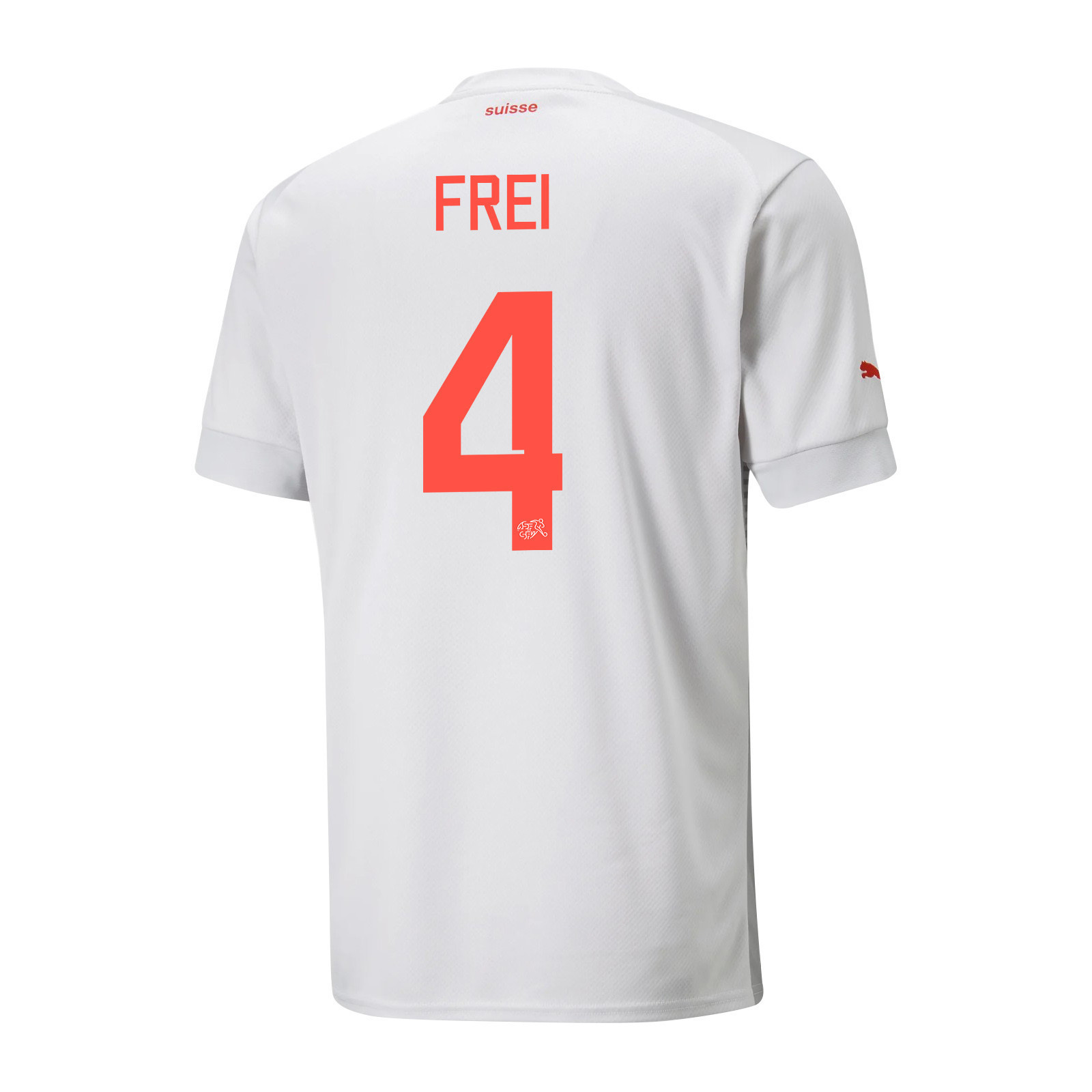 Switzerland National Team 2022-23 Qatar World Cup Away Men Soccer Jersey – Fabian Frei 4