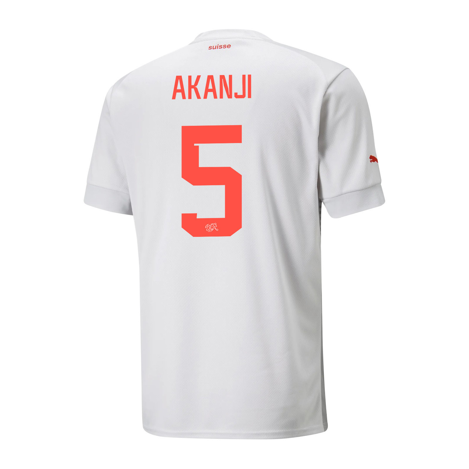 Switzerland National Team 2022-23 Qatar World Cup Away Men Soccer Jersey – Manuel Akanji 5
