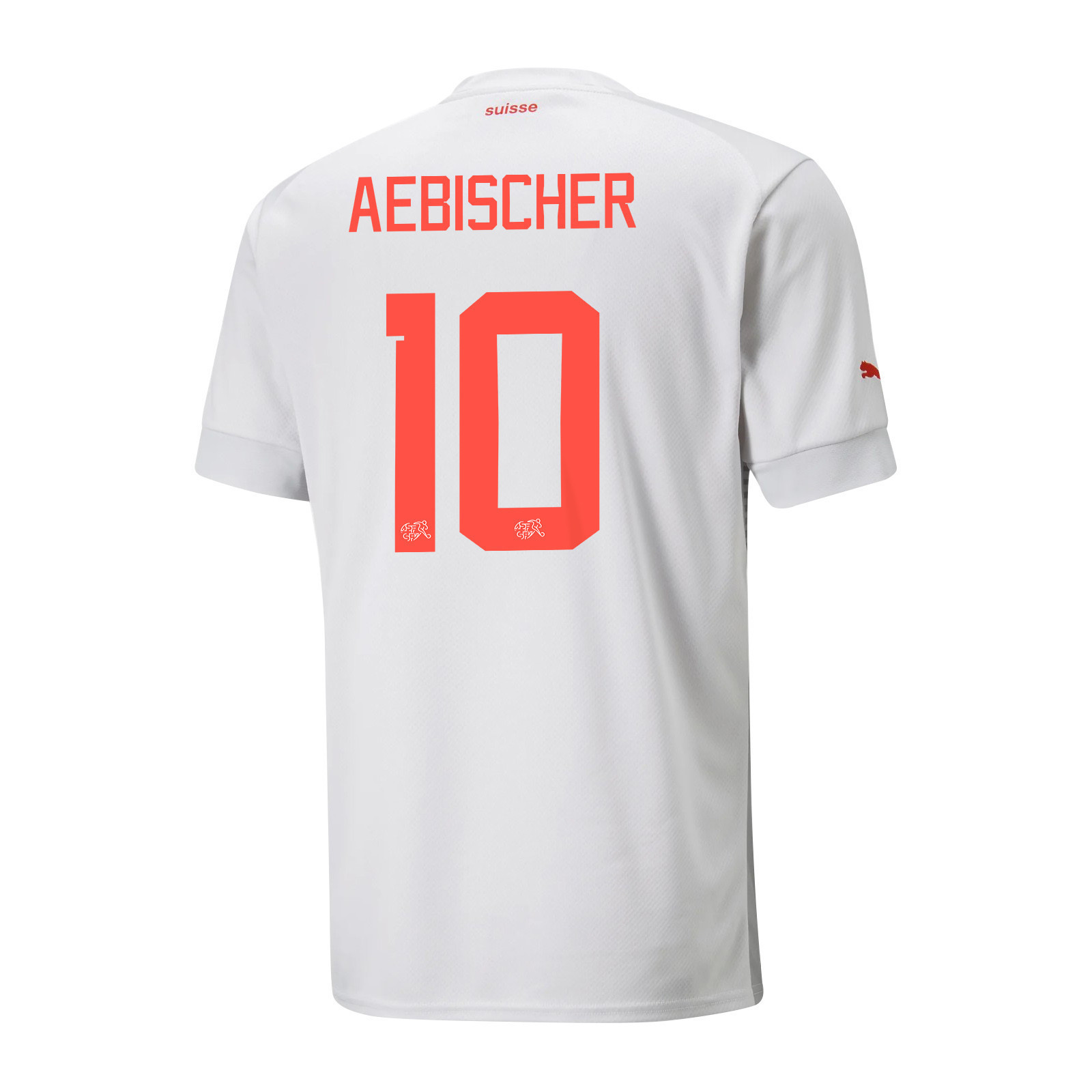 Switzerland National Team 2022-23 Qatar World Cup Away Men Soccer Jersey – Michel Aebischer 10