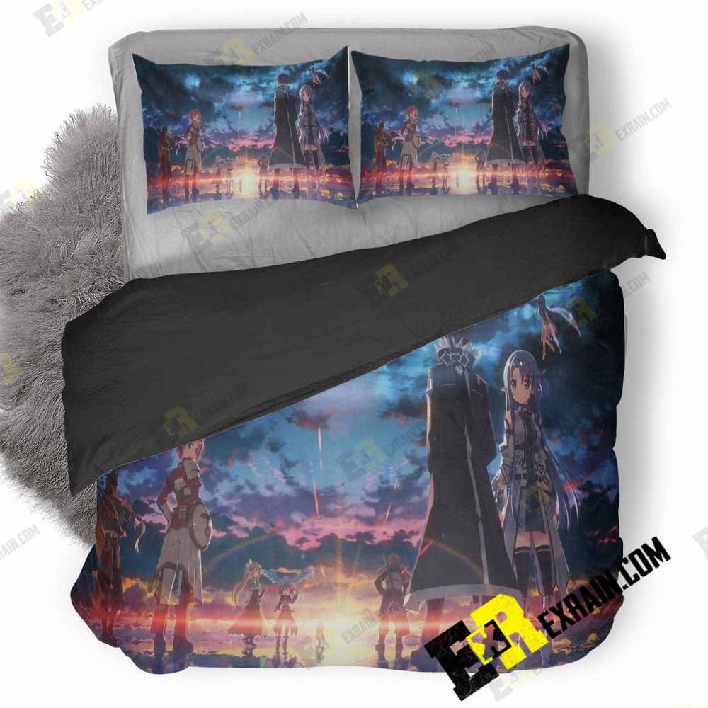 Sword Art 3D Customized Duvet Cover Bedding Set