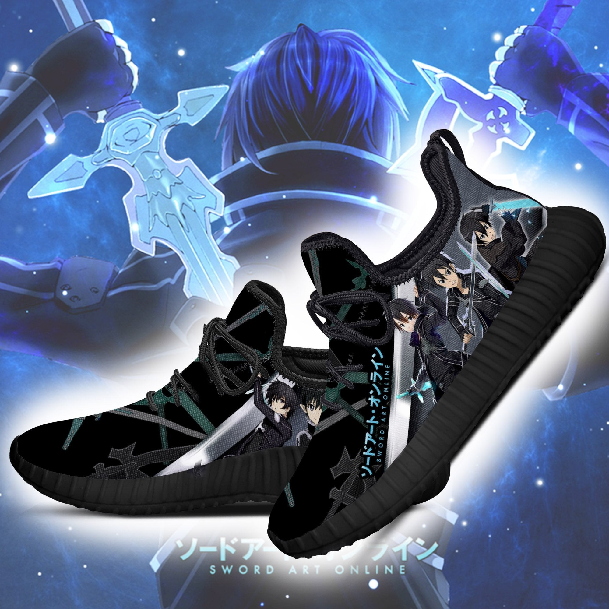 Sword Art Online Kirito Reze Shoes SAO Anime Shoes Fan Gift Idea
