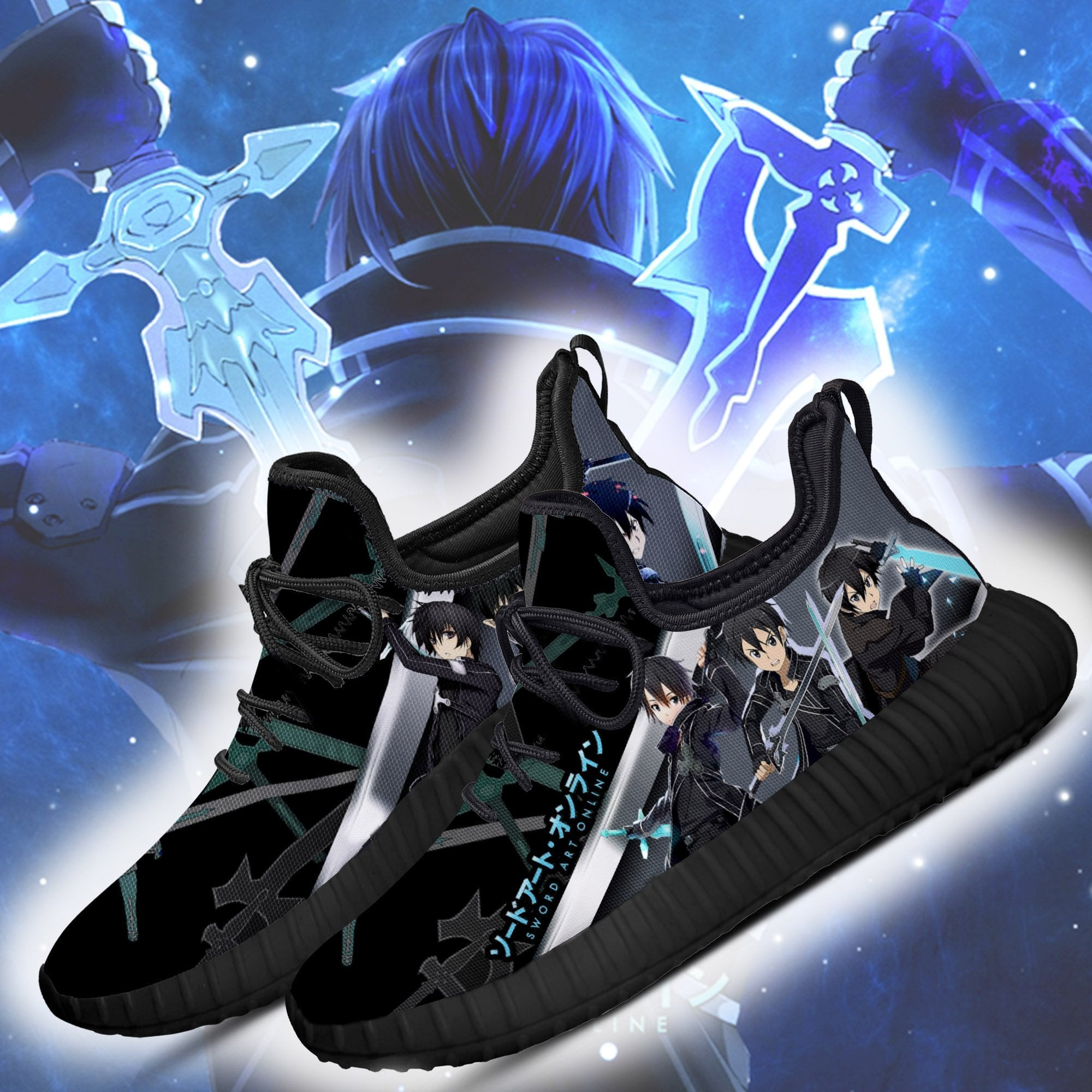 Sword Art Online Kirito Reze Shoes SAO Anime Shoes Fan Gift Idea