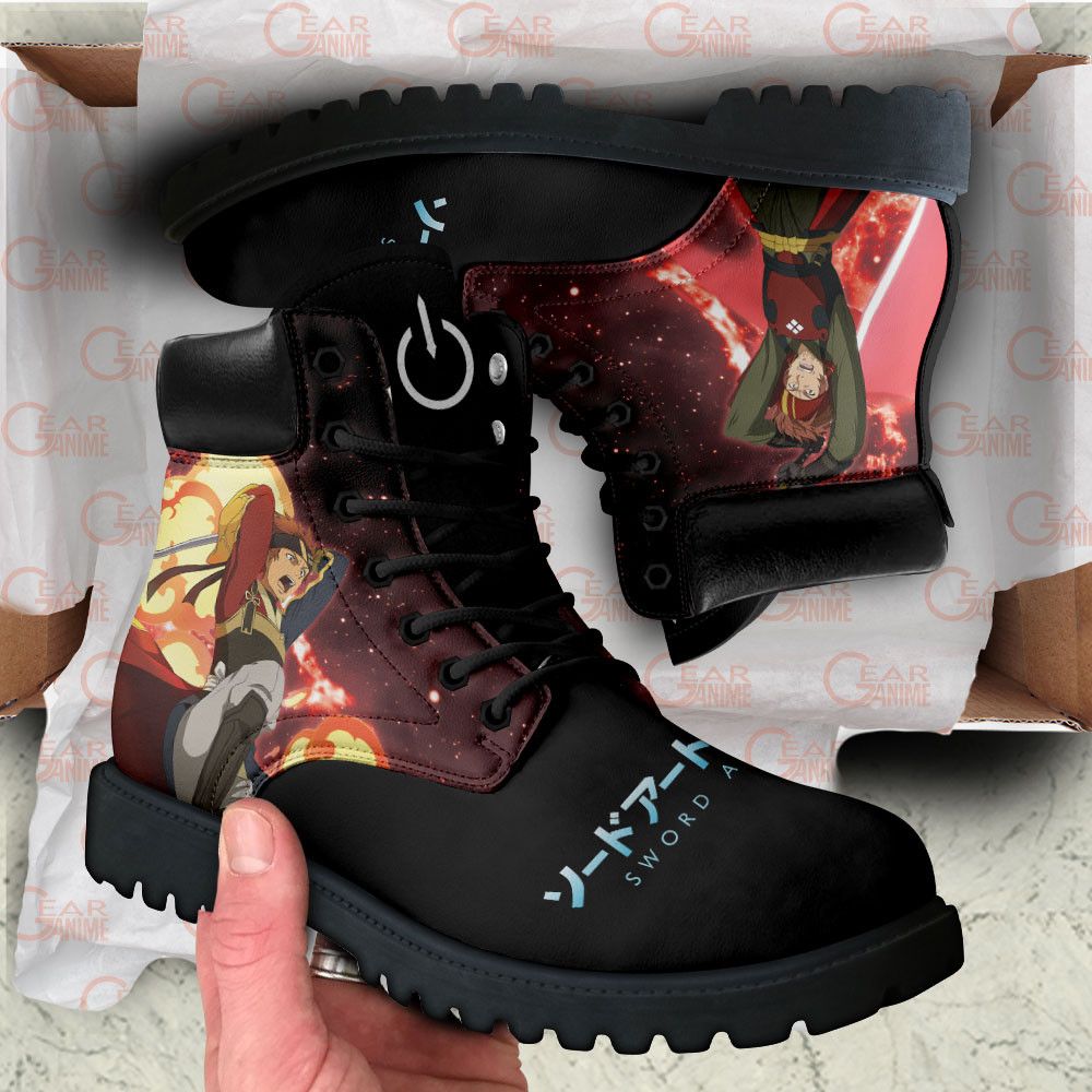 Sword Art Online Klein Boots Anime Custom Shoes
