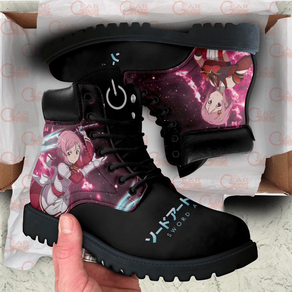 Sword Art Online Lisbeth Boots Anime Custom Shoes